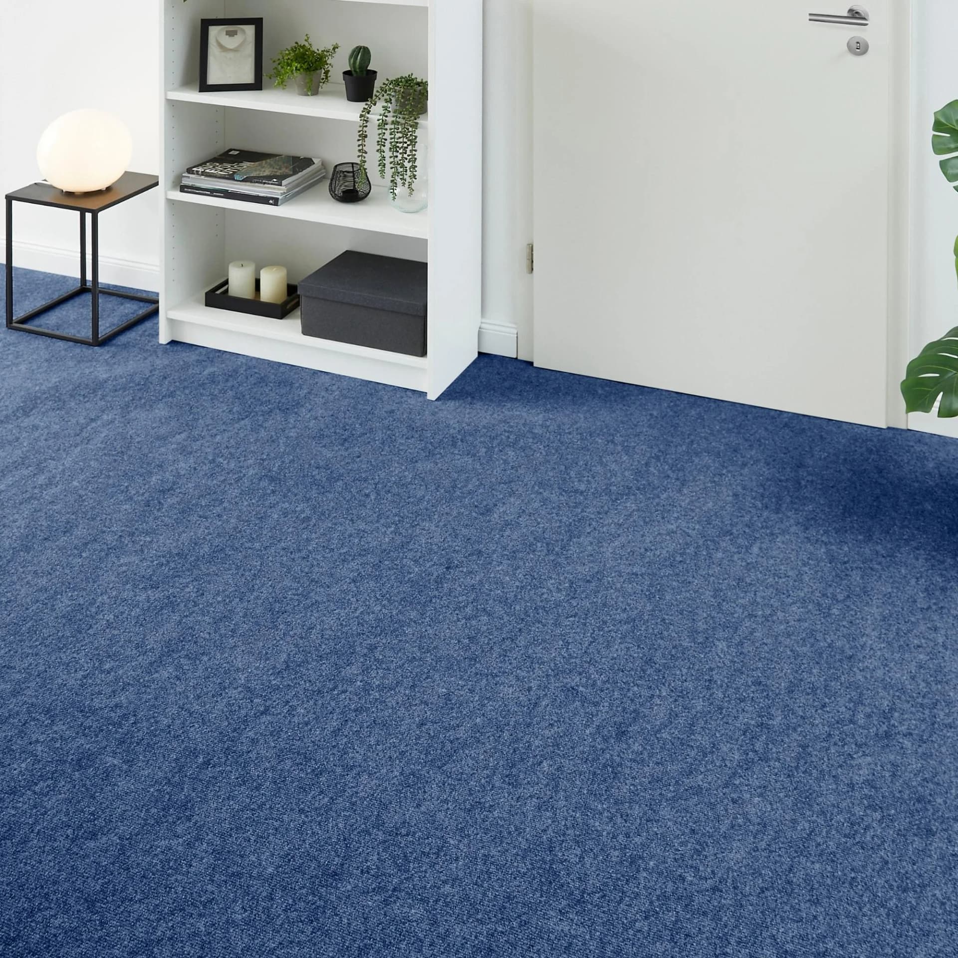 ANDIAMO Teppichboden Milo Blau Uni Polyester Polypropylen