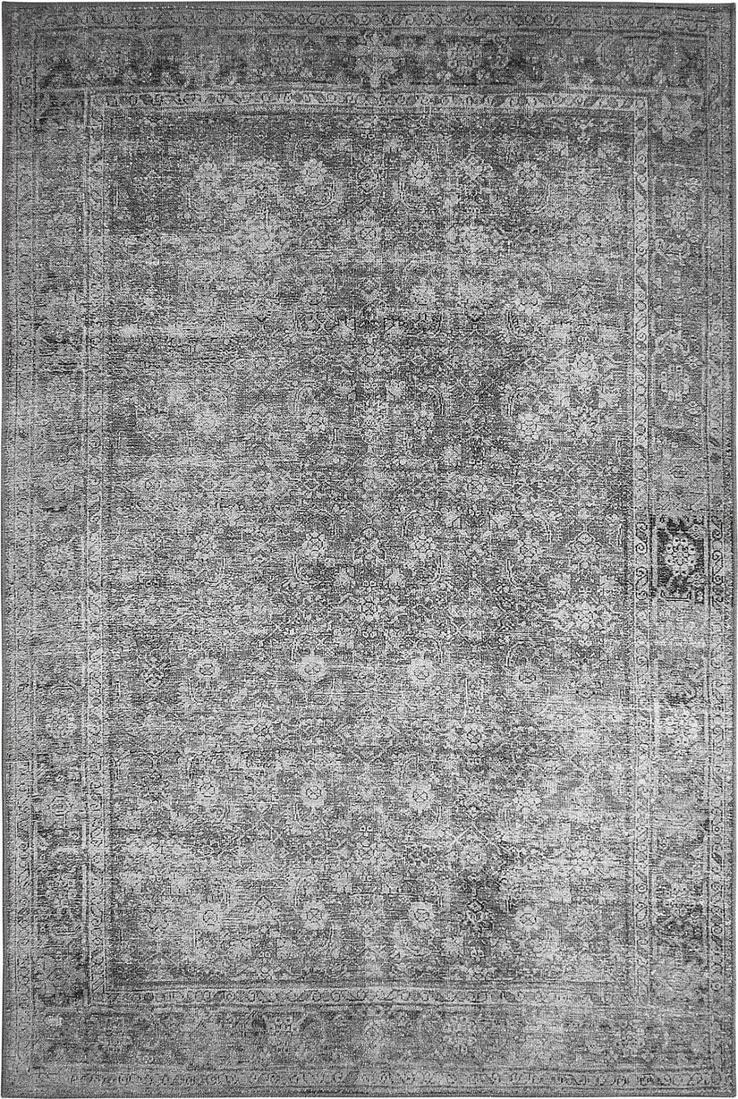 LUXOR LIVING Teppich Anthrazit Vintage Orientalisch 80x150cm