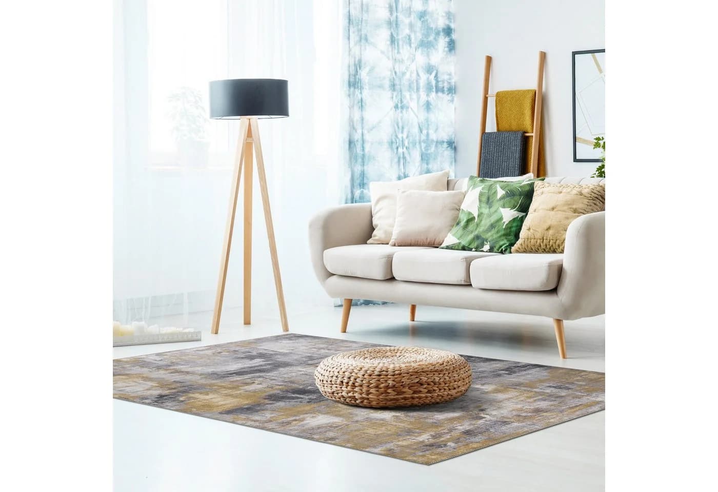 LUXOR LIVING Teppich Prima Gelb Kurzflor Modernes Design