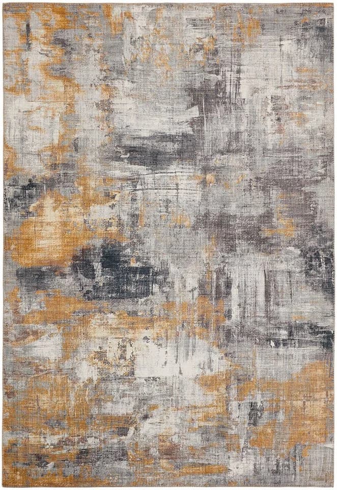 LUXOR LIVING Teppich Prima Gelb Kurzflor Modernes Design - Bild 2