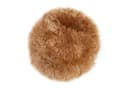 LUXOR living Lammfell Sitzkissen 34x34 cm Braun Bild 2