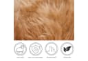 LUXOR living Lammfell Sitzkissen 34x34 cm Braun Bild 3