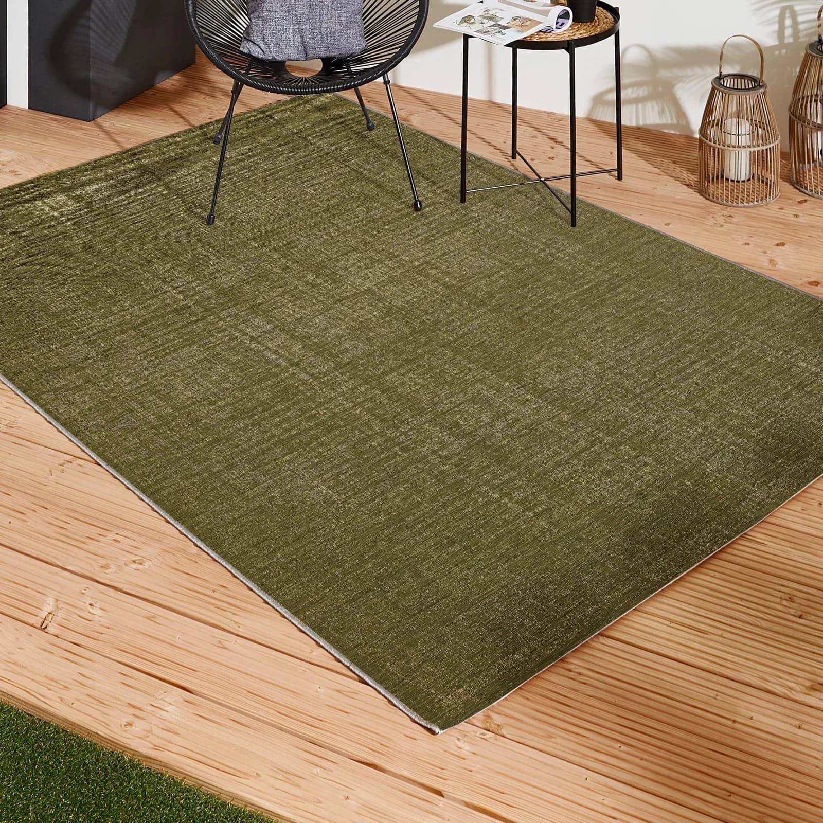 LUXOR LIVING Patio Outdoor-Teppich Grün 123x180 cm