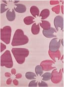 LUXOR LIVING Kinderteppich Flair Rosa Kurzflor Blumendesign Bild 3