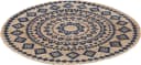 LUXOR living Teppich Mamda Jute Rund Naturfarben In- und Outdoor Bild 2