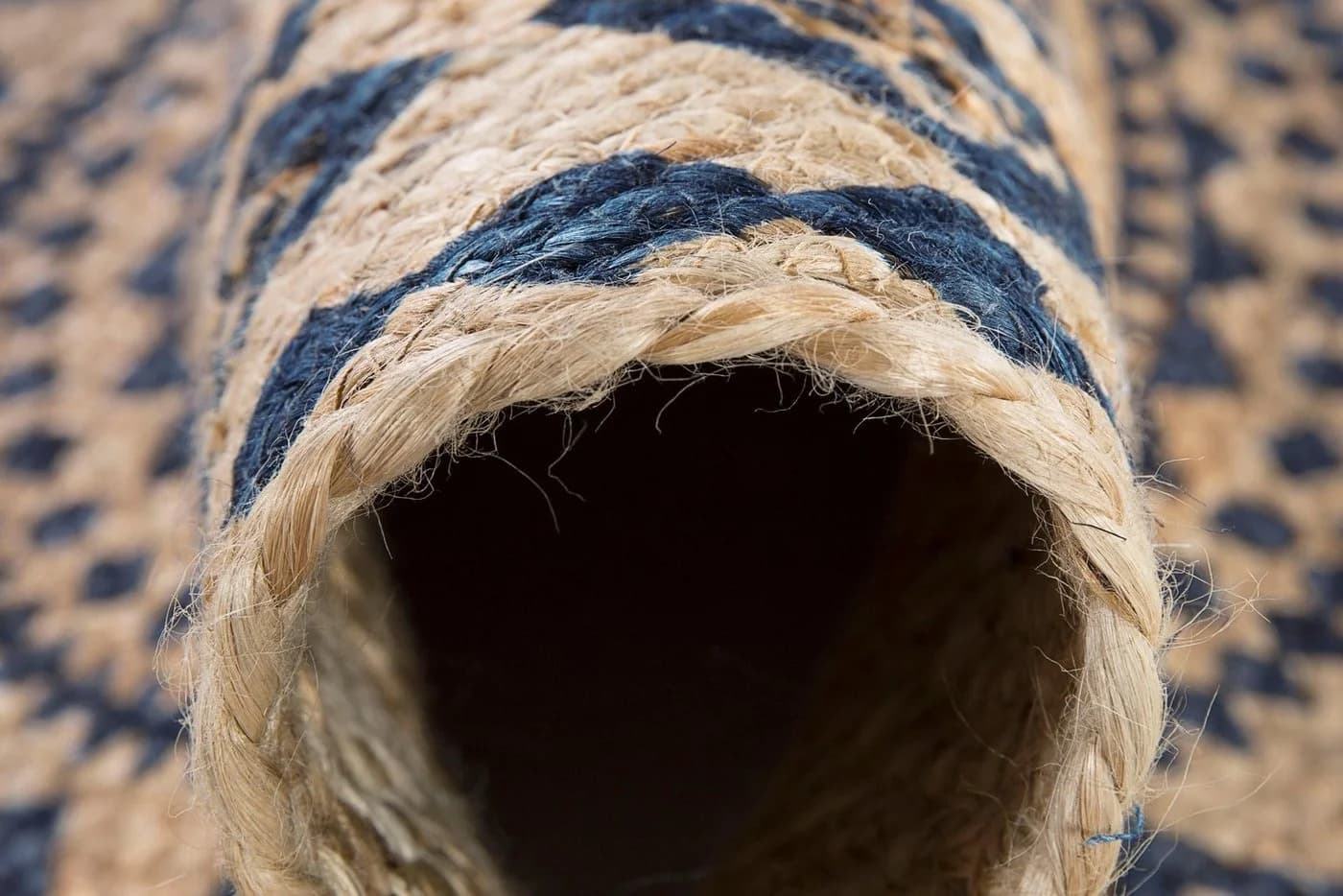 LUXOR living Teppich Mamda Jute Rund Naturfarben In- und Outdoor - Bild 4