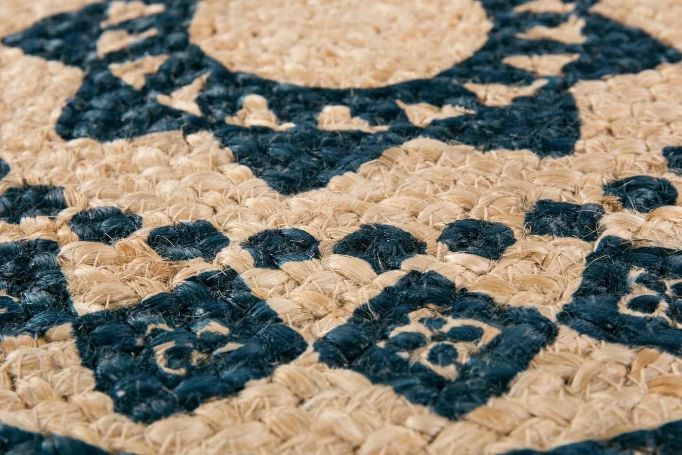LUXOR living Teppich Mamda Jute Rund Naturfarben In- und Outdoor - Bild 5