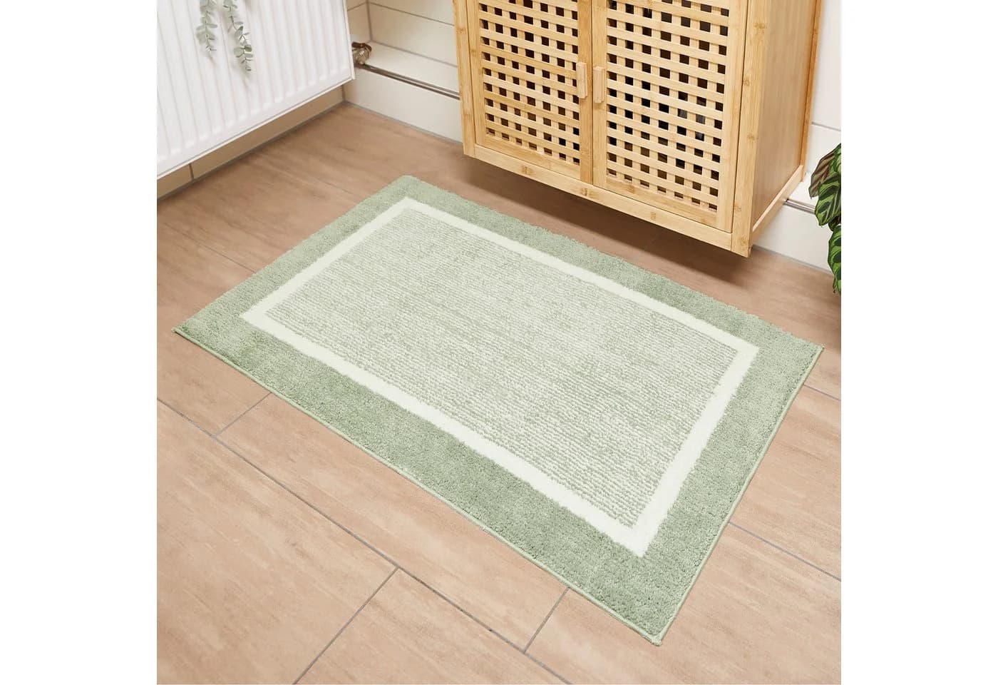 ANDIAMO Badematte Maui Salbei Gestreift Polyester - Bild 2