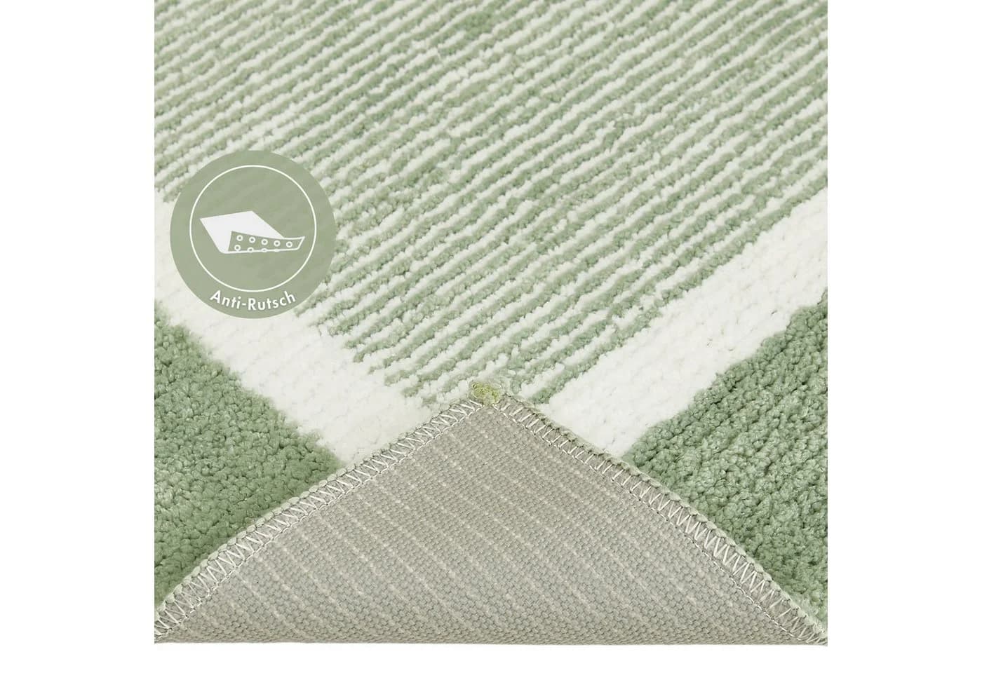 ANDIAMO Badematte Maui Salbei Gestreift Polyester - Bild 4