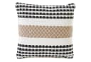 Andiamo Dekokissen Malena Ethnomuster Schwarz Weiß Beige 45x45 cm Bild 1