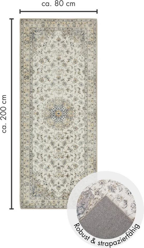 LUXOR living Teppich Prima 3 Kurzflor Beige Orient-Optik - Bild 3