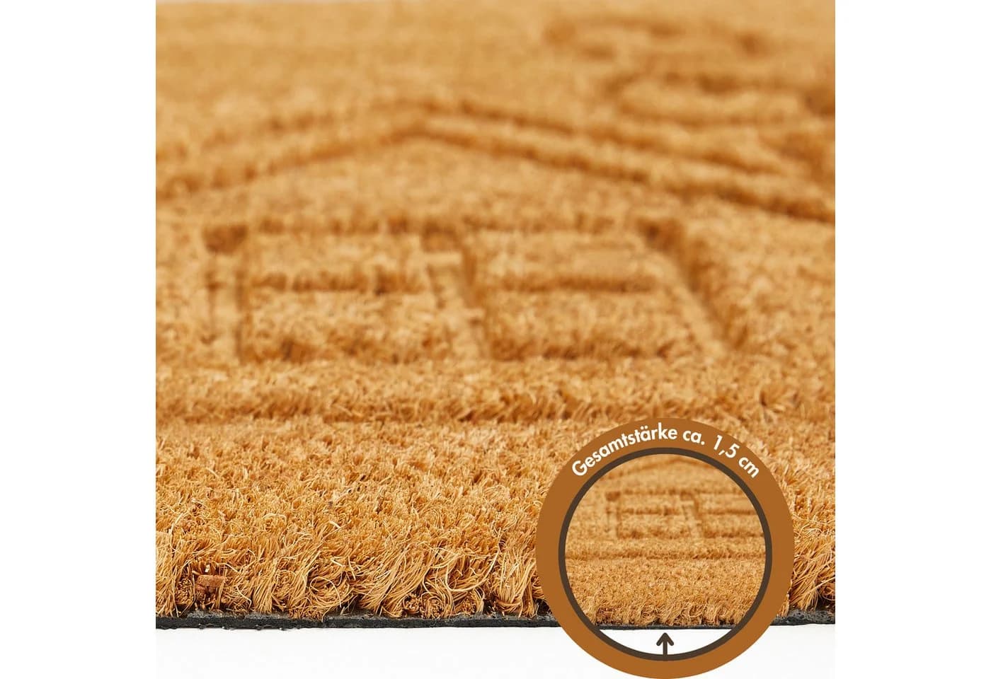 ANDIAMO Fußmatte Kokos Braun Naturhome Rutschfest - Bild 4