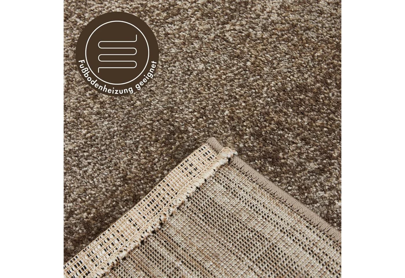 ANDIAMO Teppich Luna Grau Taupe Modern Meliert Kurzflor - Bild 5