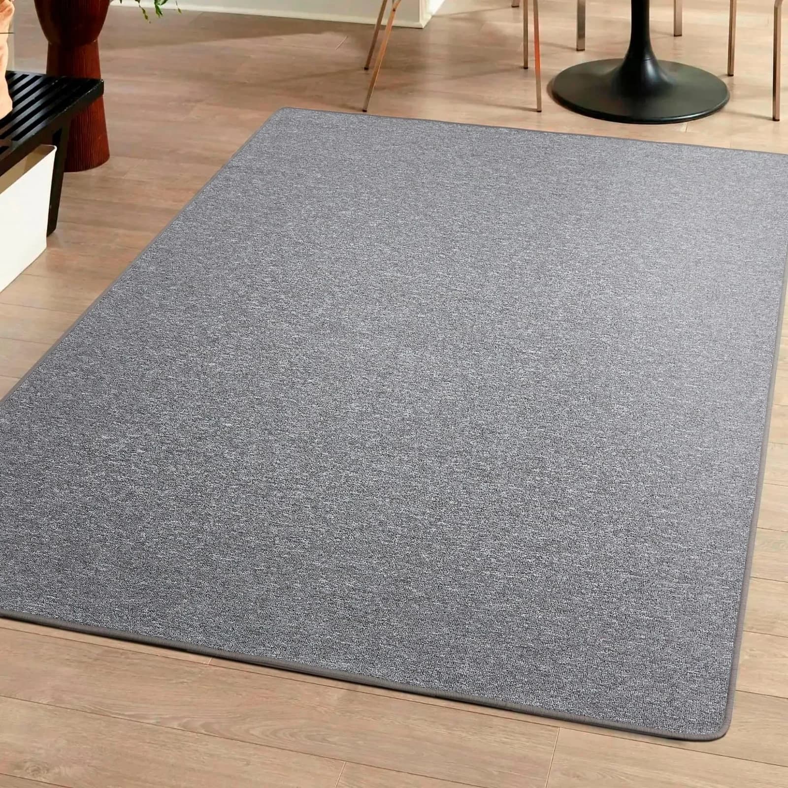 Teppich ANDIAMO Luton Grau 100x150 cm Kunstfaser