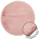 LUXOR living Stuhlkissen Novara Rosa Kunstfell Bild 2