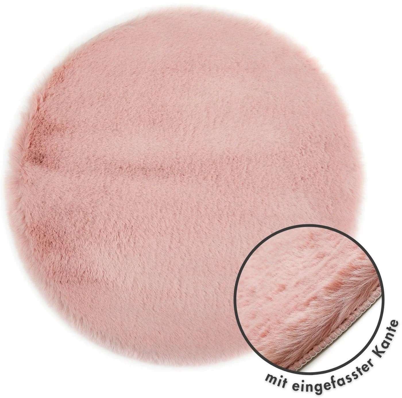 LUXOR living Stuhlkissen Novara Rosa Kunstfell - Bild 2