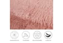 LUXOR living Stuhlkissen Novara Rosa Kunstfell Bild 3