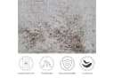 LUXOR living Stuhlkissen Novara Kunstfell Silber Grau Modern Bild 3