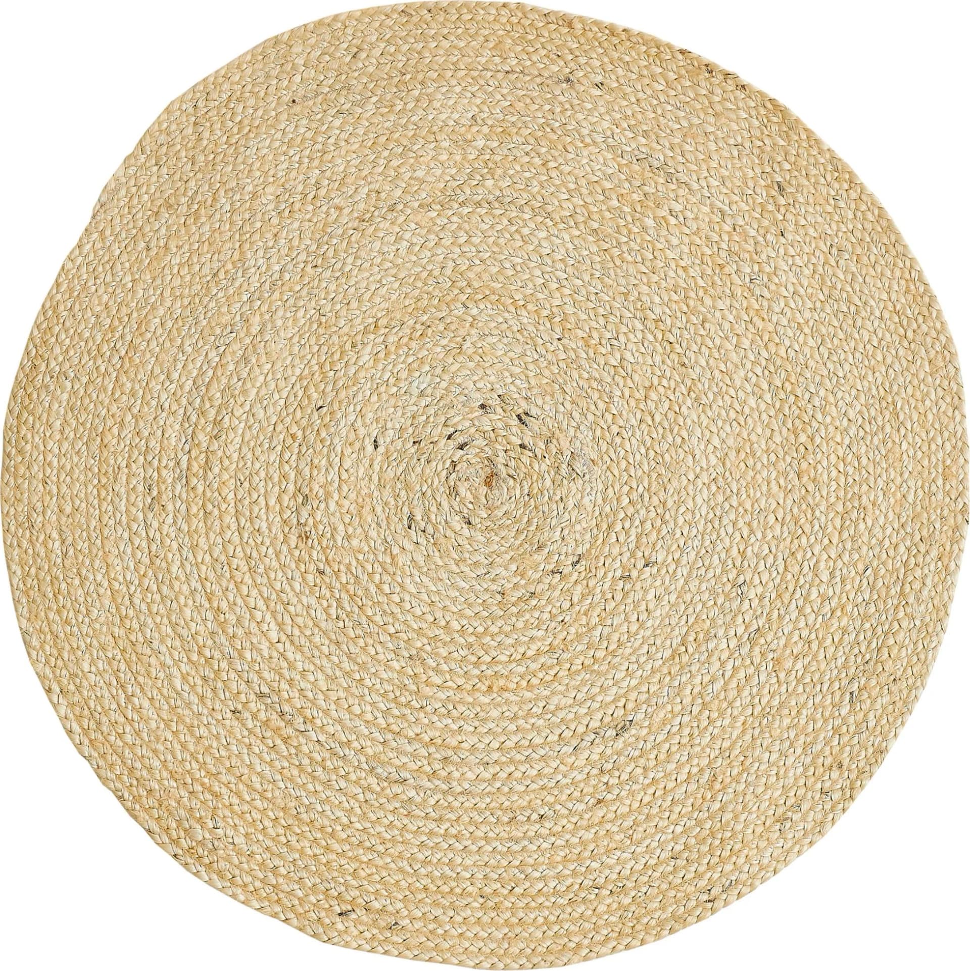 OTTO HOME Ibiza Jute Teppich Beige Boho Handgewebt