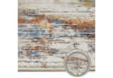 LUXOR LIVING Teppich Montreal Beige Blau Kurzflor Modern Bild 4