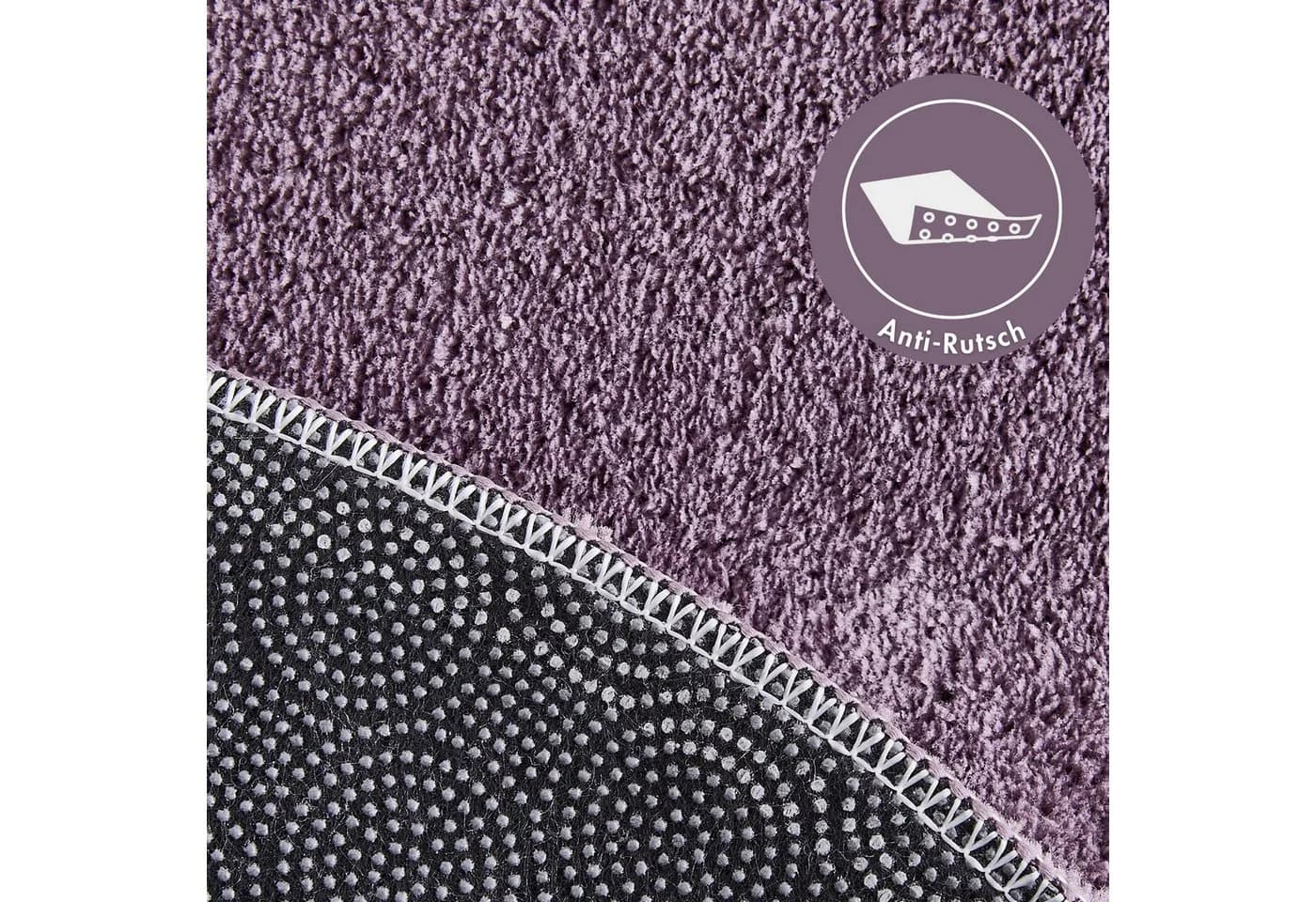 ANDIAMO Badematte Arezzo Lavendel Rund Polyester - Bild 3