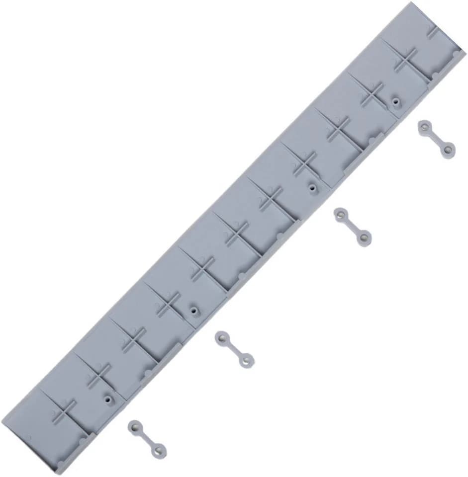 Klickfliesen-Kantenleiste ANDIAMO Terra Sol Hellgrau PVC 50x380mm