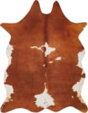 ANDIAMO Fellteppich Amarillo Beige Creme Kuhfell-Optik Kunstfaser Bild 2