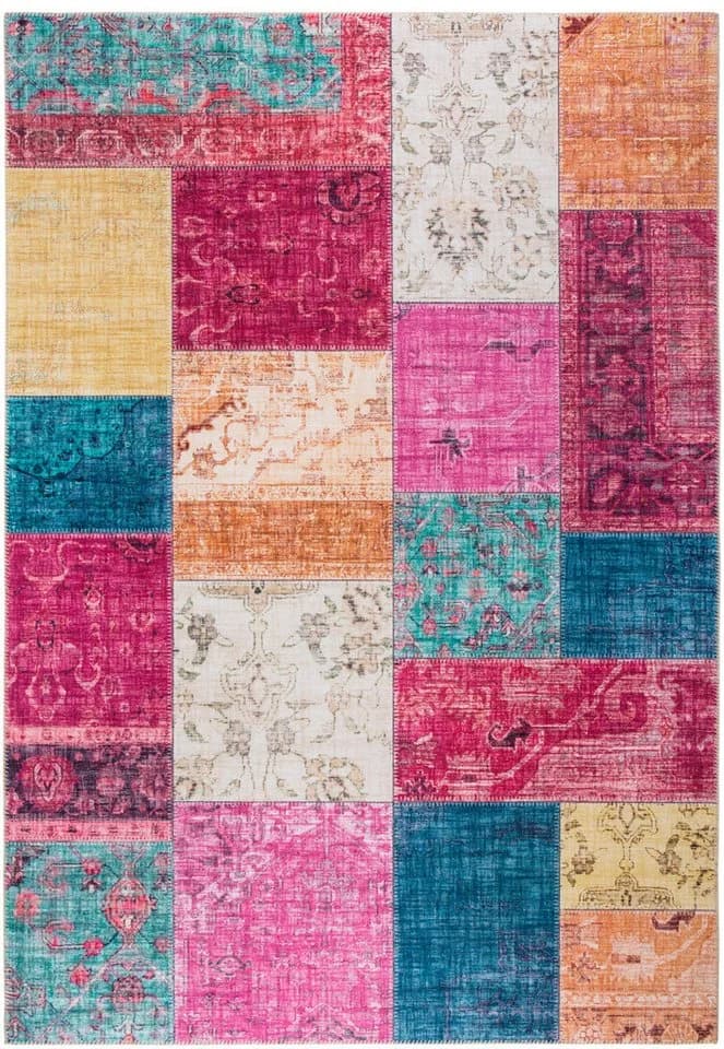 LUXOR LIVING Prima 2 Teppich Bunt Vintage Kurzflor