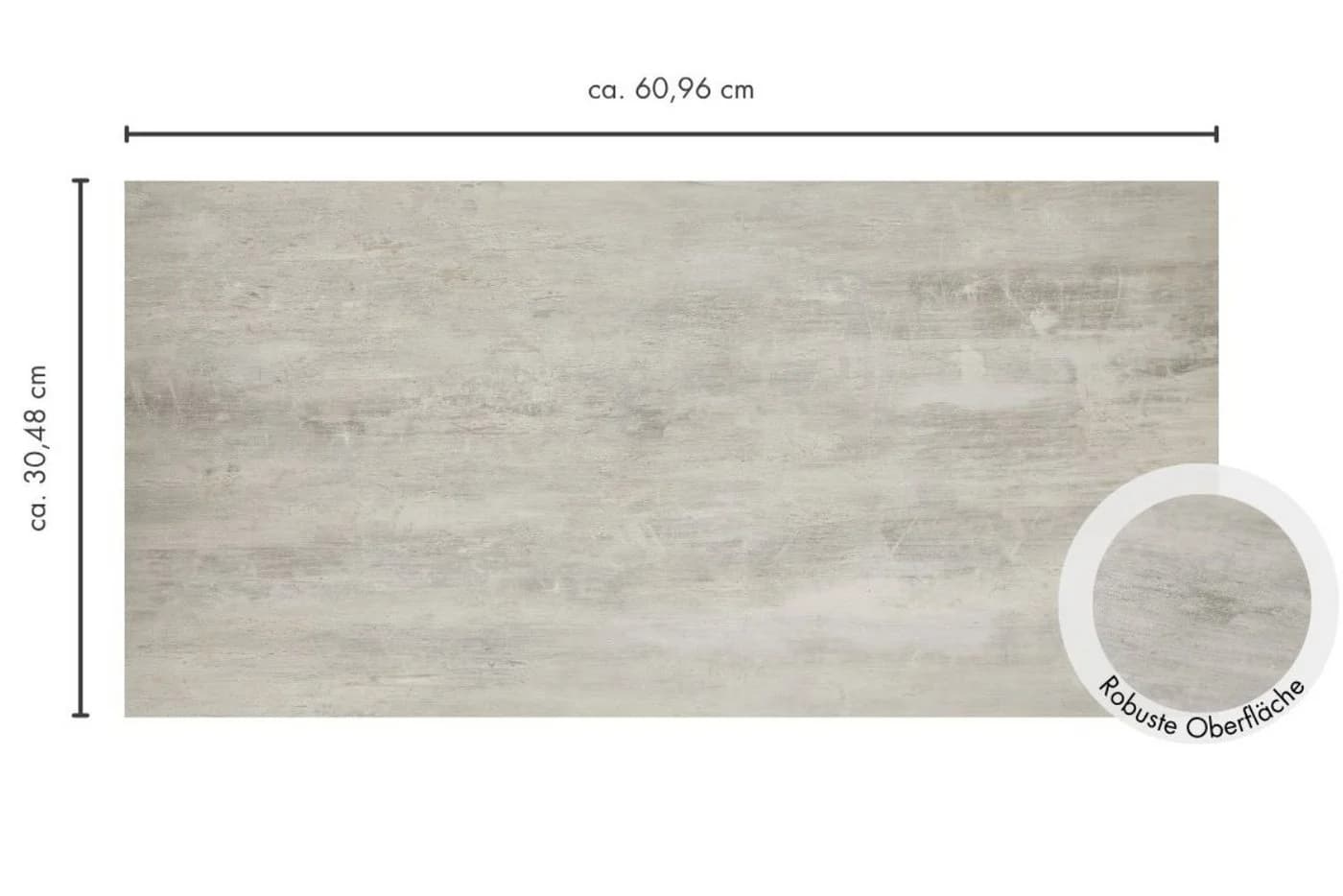 misento Vinylboden selbstklebend Grau Beton- und Marmoroptik - Bild 4