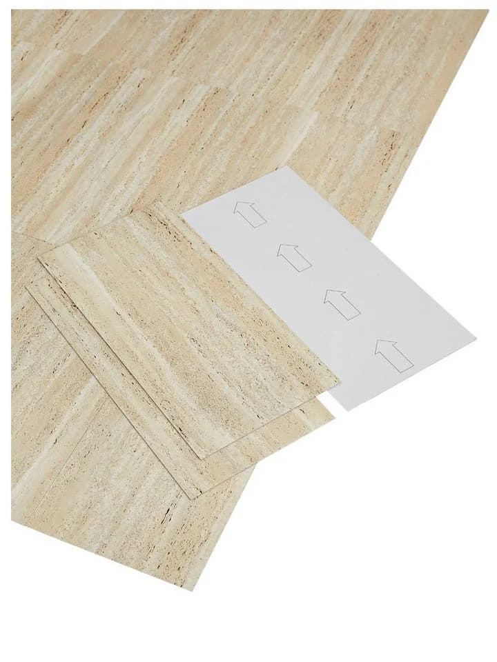 misento Vinylboden Selbstklebend Beton Marmor Optik 24 Fliesen - Bild 2