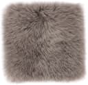 LUXOR living Stuhlkissen Lammfell Grau Taupe 34x34cm Bild 2