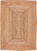 LUXOR living Teppich Salo Handgeflochten Jute Beige Natur Bild 1
