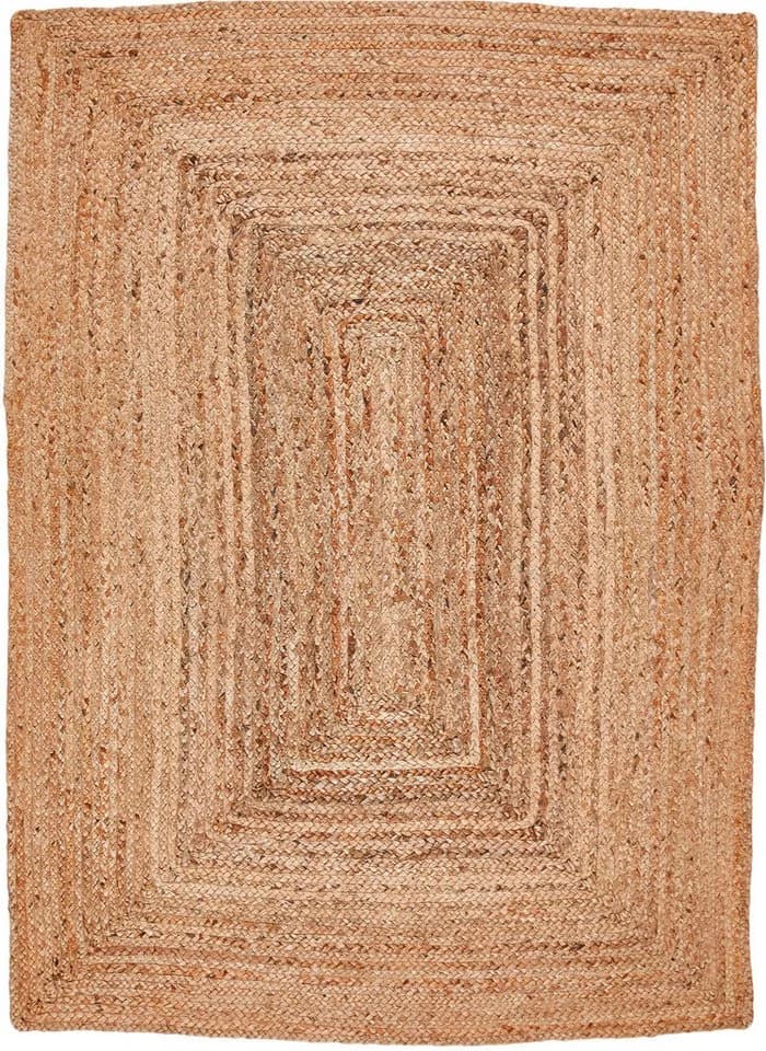 LUXOR living Teppich Salo Handgeflochten Jute Beige Natur