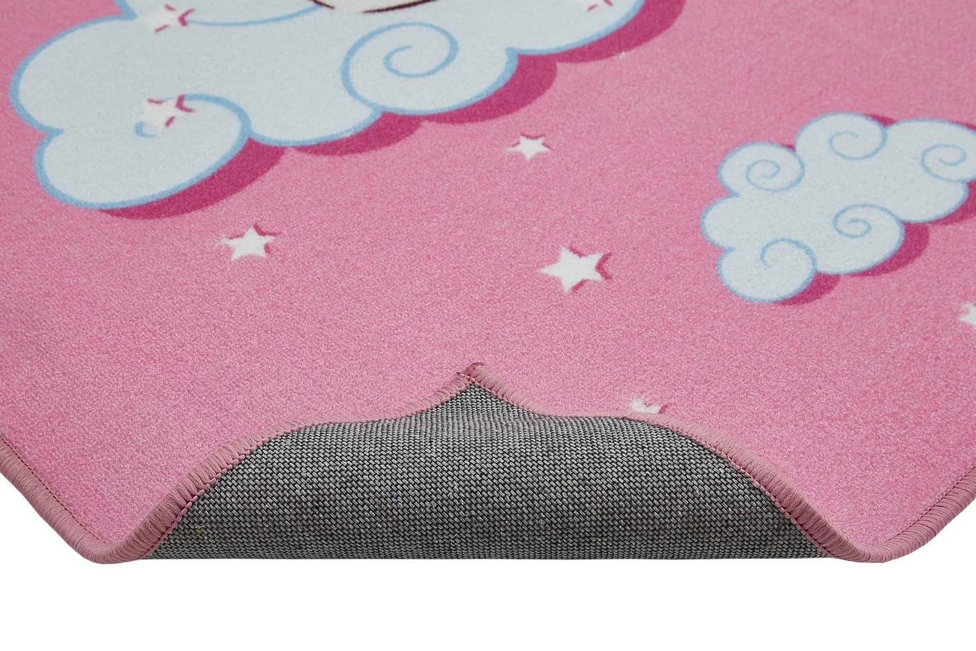 ANDIAMO Kinderteppich Einhorn Rosa Kurzflor - Bild 5