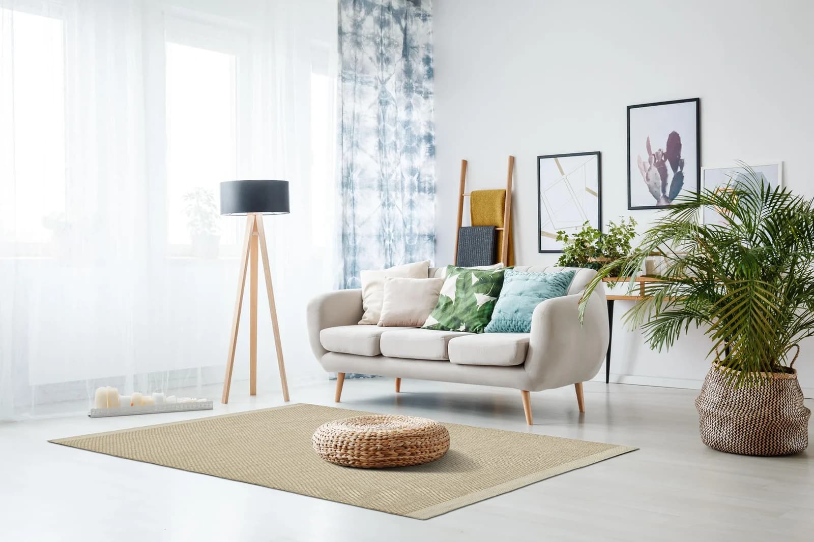 OTTO HOME Wollteppich Salagnon Beige Creme Handgewebt