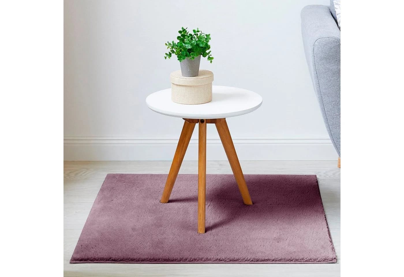 Andiamo Teppich Arezzo Lavendel Weicher Flor Waschbar - Bild 1