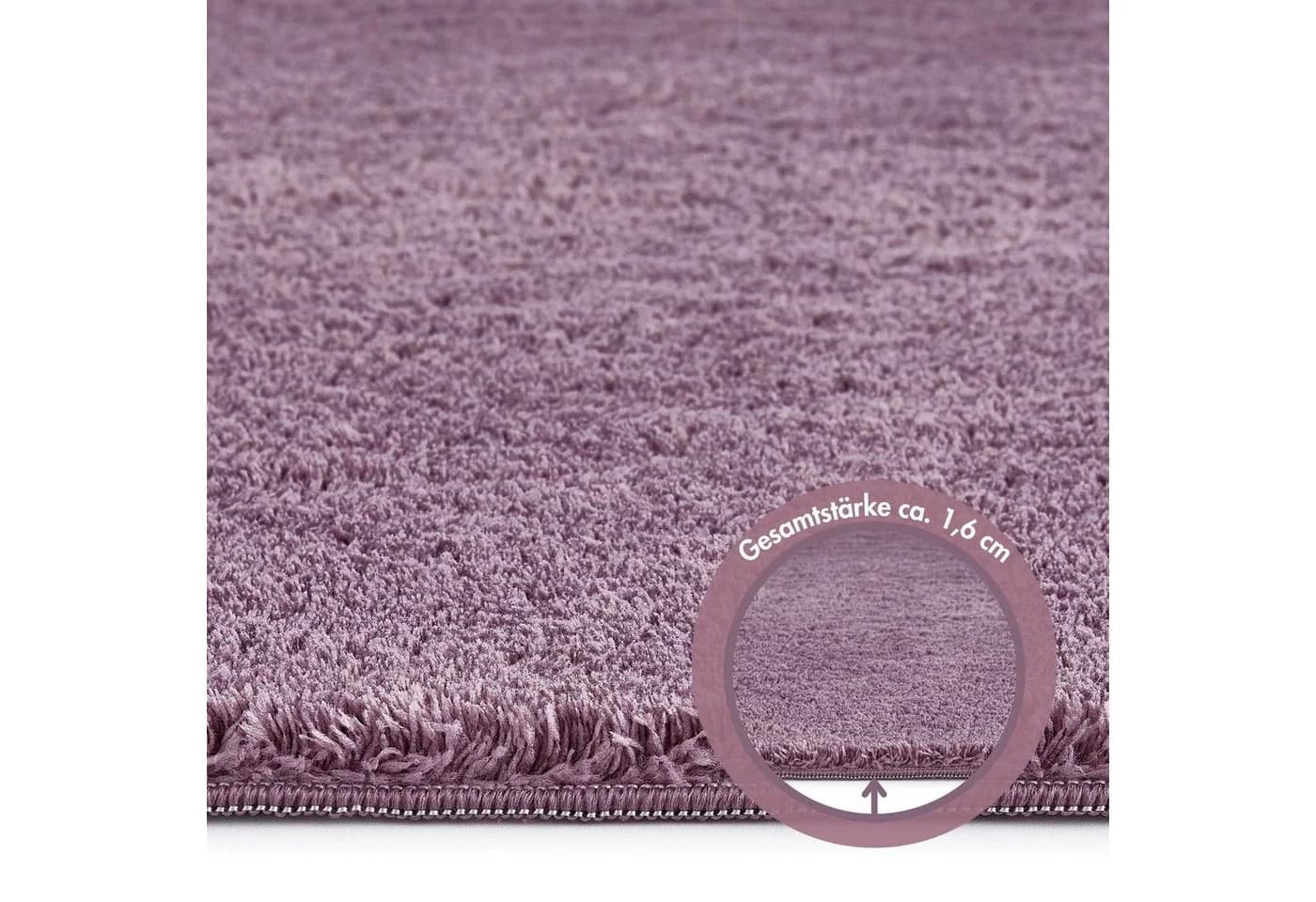Andiamo Teppich Arezzo Lavendel Weicher Flor Waschbar - Bild 5