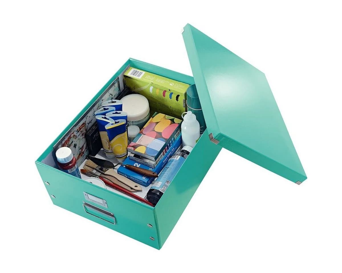 LEITZ Aufbewahrungsbox Click & Store Blau A3 stapelbar