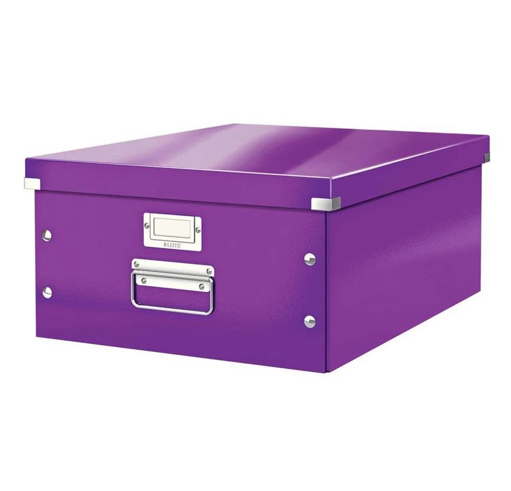 LEITZ Aufbewahrungsbox Click & Store WOW Violett DIN A3