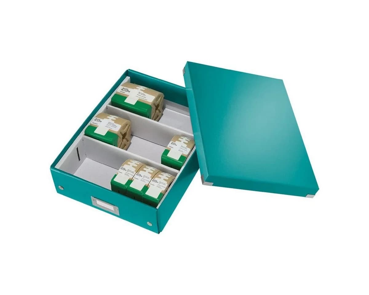 LEITZ Aufbewahrungsbox Click & Store Blau mit variabler Fächeraufteilung - Bild 5