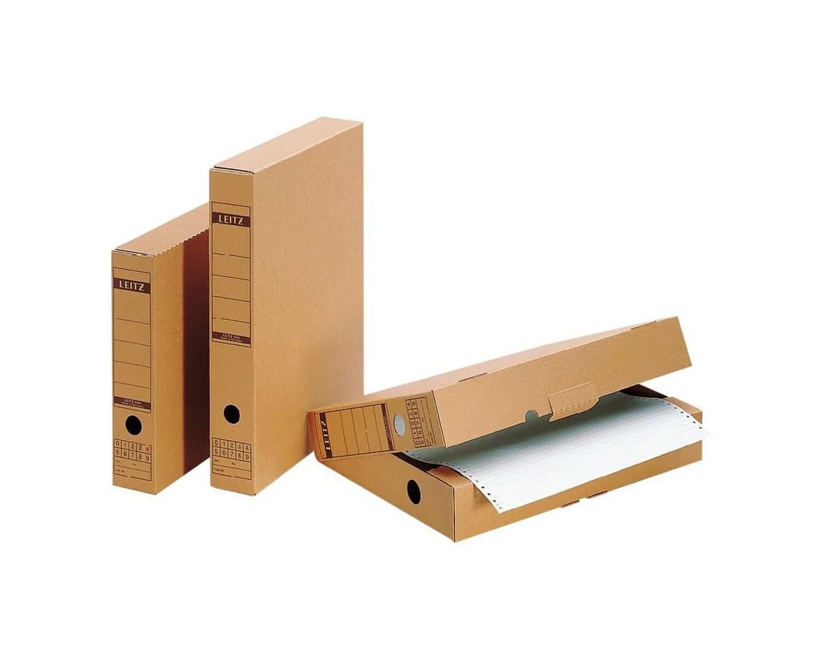 LEITZ Archivschachtel 6084 Braun 10er Pack Extra Stark