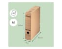 LEITZ Archivschachtel 6084 Braun 10er Pack Extra Stark Bild 3