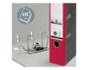 LEITZ Aktenordner 1080 DIN A4 Rot 8cm Rückenbreite mit Griffloch Bild 4