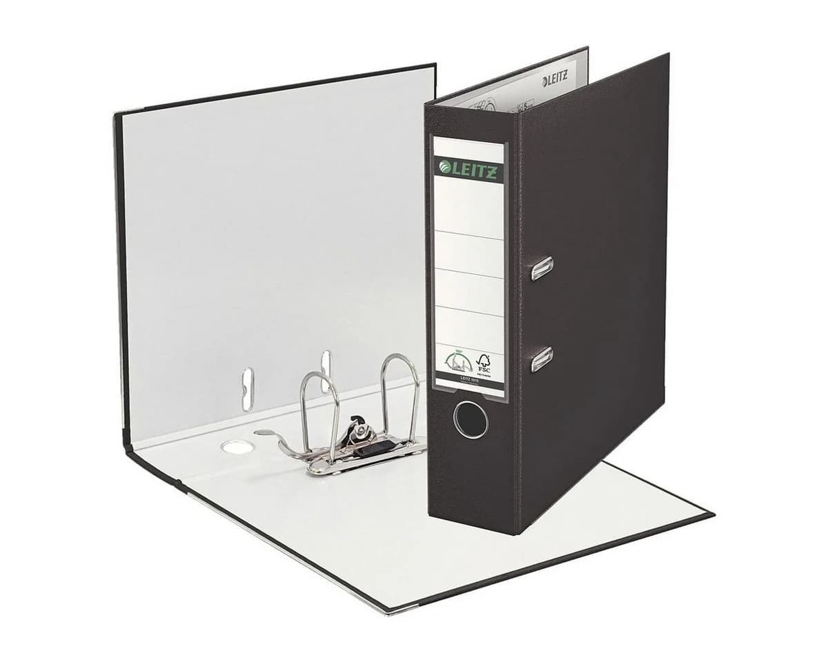 LEITZ Aktenordner 1010 Braun DIN A4 8cm Rückenbreite