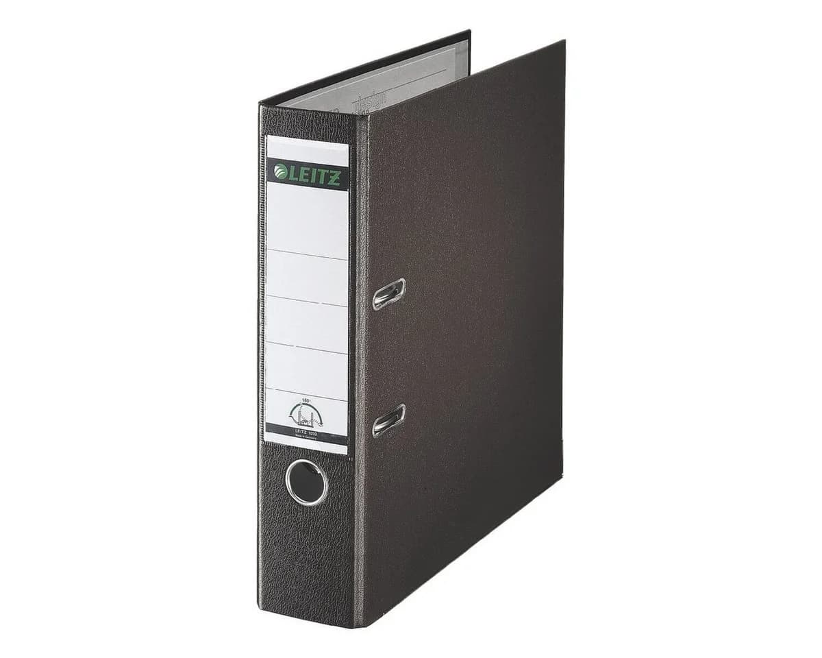 LEITZ Aktenordner 1010 Braun DIN A4 8cm Rückenbreite - Bild 2