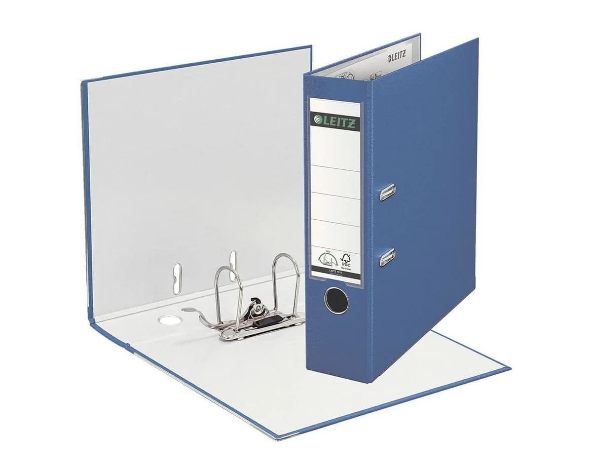 Leitz Ordner 1010 DIN A4 80mm Nachtblau 2 Bügel