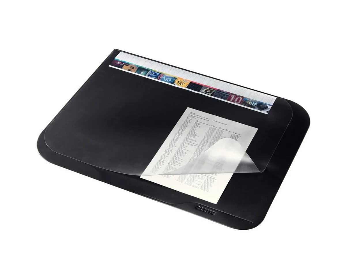 LEITZ Schreibtischunterlage Soft-Touch 650 x 500 mm schwarz - Bild 2