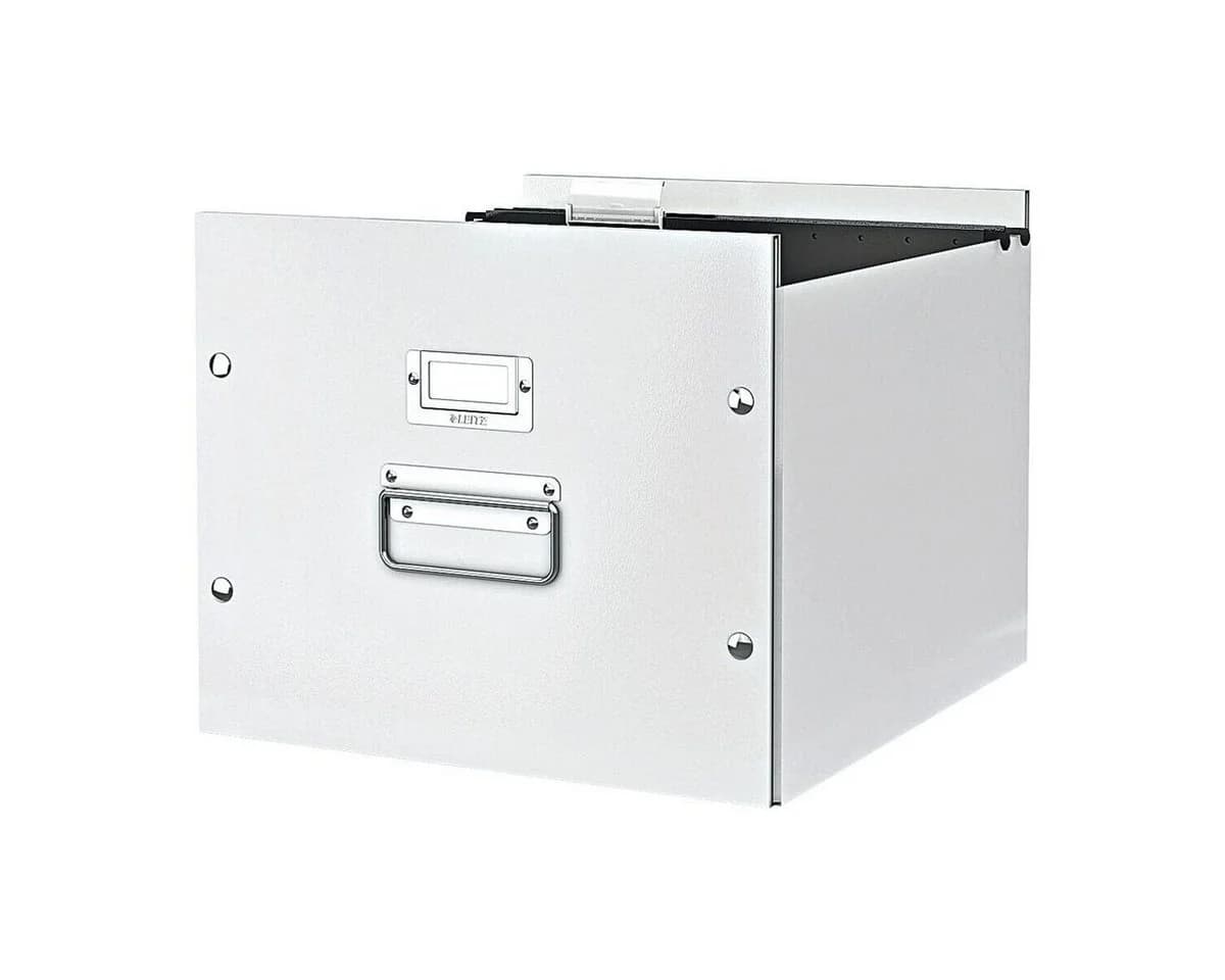 LEITZ Aufbewahrungsbox Click & Store A4 Weiß mit Deckel - Bild 2
