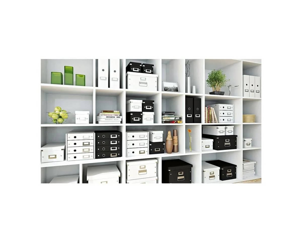 LEITZ Aufbewahrungsbox Click & Store A4 Weiß mit Deckel - Bild 4
