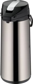 Pump-Isolierkanne ALFI Silber Edelstahl 3 Liter Bild 1
